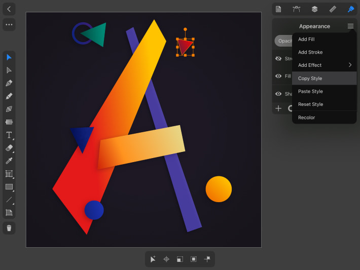 Additional elements coloring in Amadine.