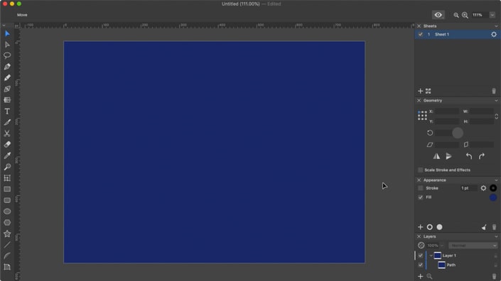 The background rectangle color