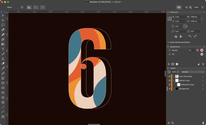 Adding layers to the illustration in Amadine