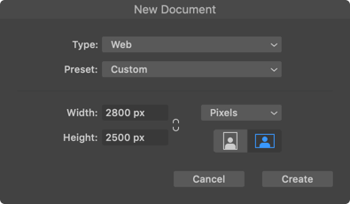 New document window